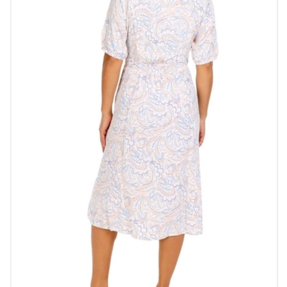 Lucky Brand Floral Shirt Button Down Midi Dress Size L NWT - Picture 4 of 7